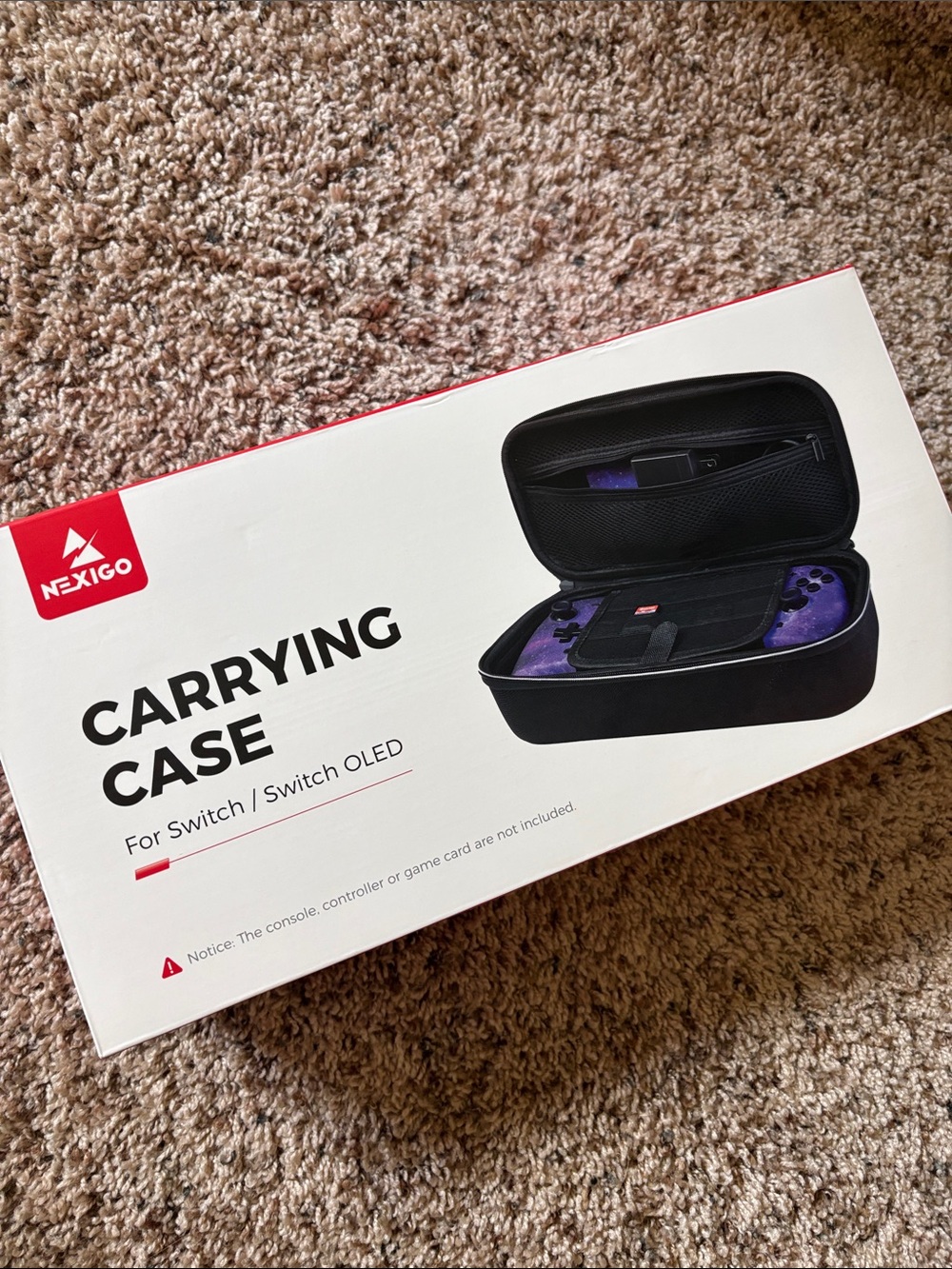Nexigo Carrying Case for Switch / Switch OLED - Black